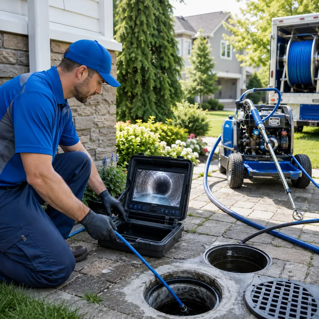 Outdoor drain cleaning professionals serving Kampsville, IL