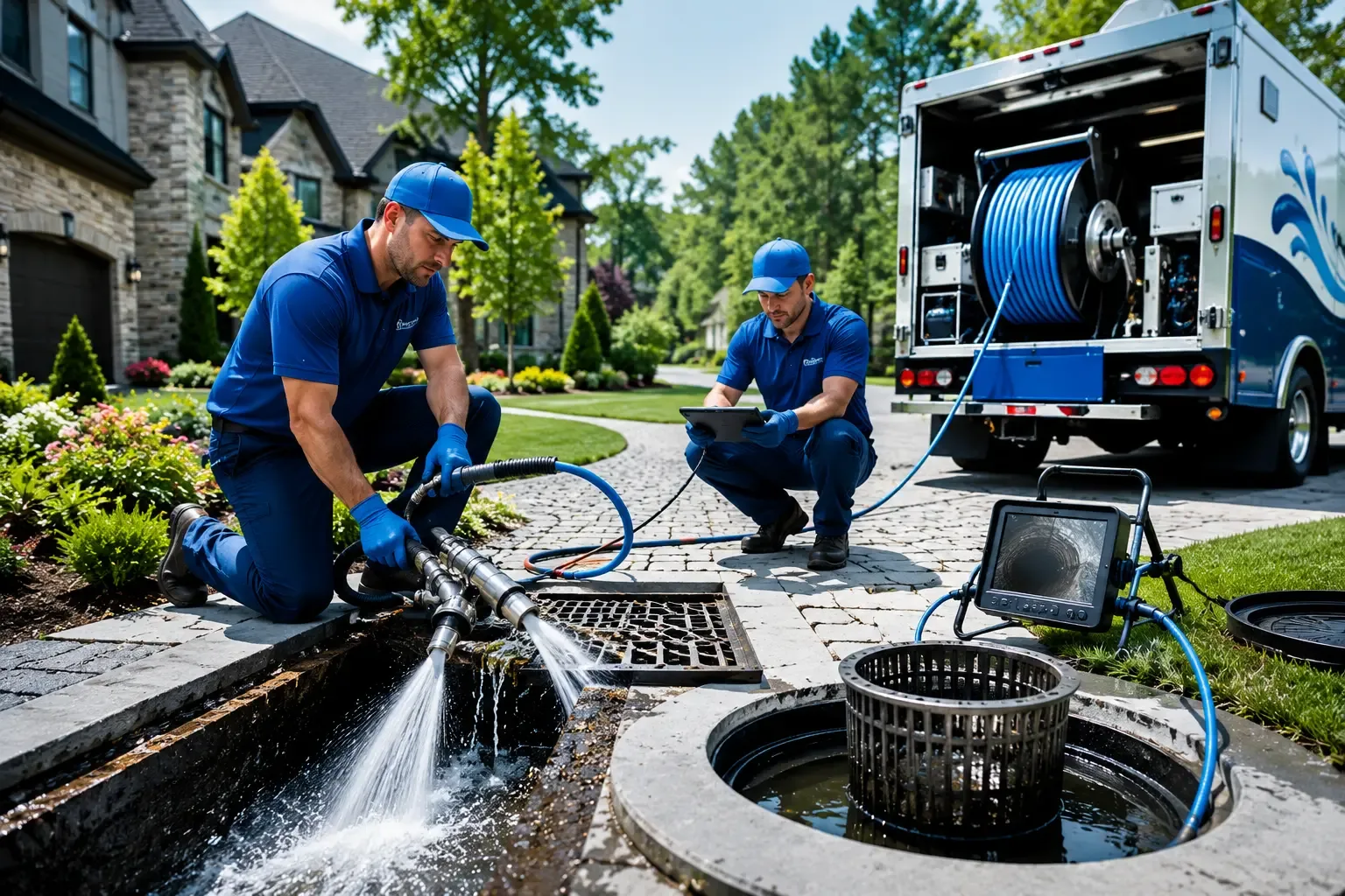 Local outdoor drain cleaning professionals in Kampsville, IL